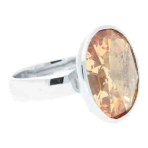 JuwelmaLux Ring 925/000 Sterling Silber mit synth. Zirkonia JL30-07-1012