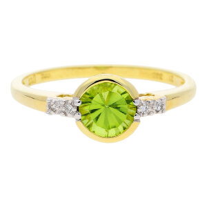JuwelmaLux Ring 333/000 (8 Karat) Gold mit Peridot und...