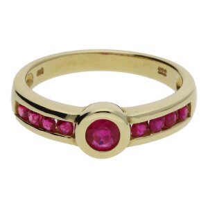Ring Gold 333 Rubin JL24-07-0046 JuwelmaLux