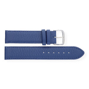 JuwelmaLux Uhrband JL38-10-0185 Leder, Blau