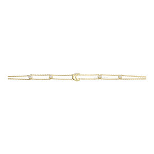 JuwelmaLux Armband 333/000 (8 Karat) Gold mit synth. Zirkonia JL39-03-0284