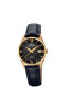 Festina Damen Uhr F20011/4 vergoldet Leder schwarz