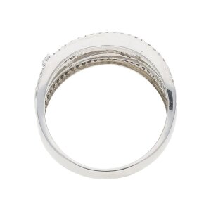 JuwelmaLux Ring 925/000 Sterling Silber mit synth. Zirkonia JL10-07-2015