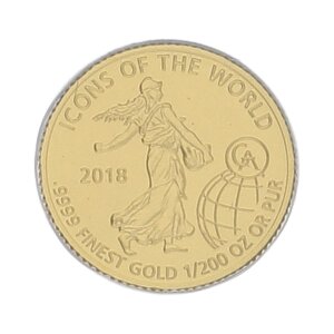 Goldmünze Die Säerin 000581 1/200 Unze