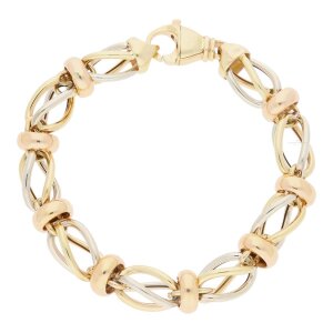 JuwelmaLux Armband 585/000 (14 Karat) Gold, Rotgold,...