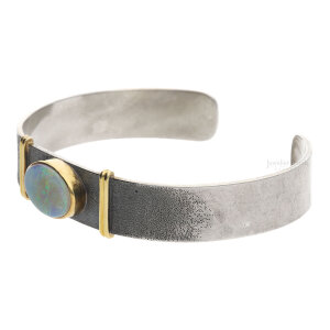 Auffällige Armspange 925/000 Sterling Silber und...
