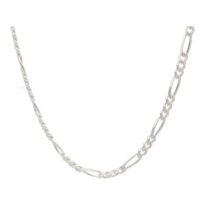 JuwelmaLux Halskette 925/000 Sterling Silber Figaro...