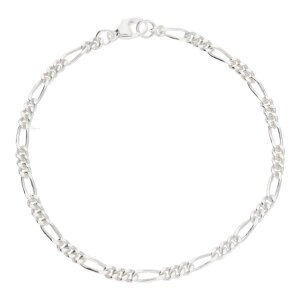 JuwelmaLux Armband 925 Silber Figaro JL18-03-0311