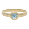 JuwelmaLux Ring 333/000 (8 Karat) Gold mit Blautopas JL39-07-0308