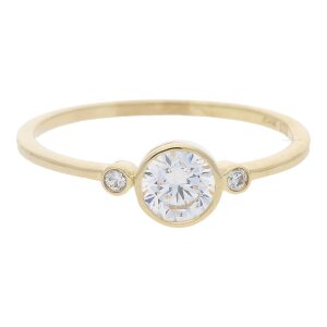 JuwelmaLux Ring 333/000 (8 Karat) Gold mit synth....