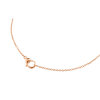 Boccia Halskette für Anhänger Anker Titan Roségold plattiert 08048-0342