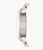Fossil Damenarmbanduhr BQ3568 Lexie Luther Edelstahl, Bicolor