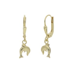 JuwelmaLux Kinder Delfin Ohrringe 585 Gold JL41-06-0010