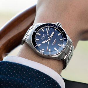 Mido Herren Uhr M0264301104100 Ocean Star 200 Edelstahl