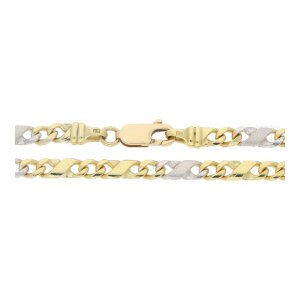 Halskette 750/000 (18 Karat) Gold und Weißgold...
