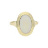 Schlichter Ring mit Opal 585/000 (14 Karat) Gold aus zweiter Hand, getragen