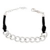 Fossil Damen Armband JF87073040 Leder/Edelstahl
