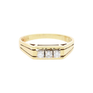 Diamant Ring Gold 585 Brillanten Second Hand 25320437...