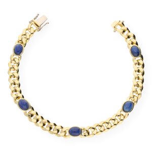 JuwelmaLux Armband 750 Gelbgold mit Saphiren JL30-03-0069