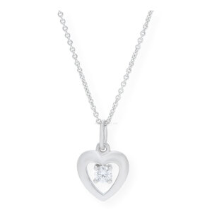 Kinder Herzanhänger Silber 925 Zirkonia JL10-02-0679...