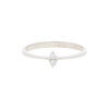 JuwelmaLux Ring 585/000 (14 Karat) Weißgold mit Diamant JL30-07-1463