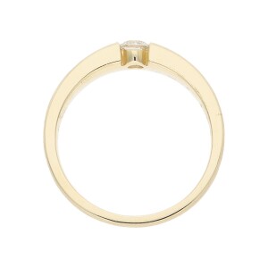 JuwelmaLux Ring 585er Gold 14 Karat mit Brillant 0,20 Carat JL10-07-0128