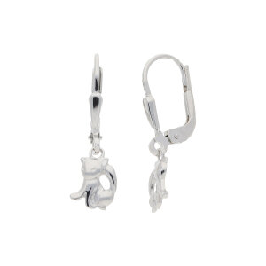 JuwelmaLux Ohrringe für Kinder Katzen Silber JL10-06-2499