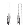 Engelsrufer Ohrhänger ERE-WINGDUO-ZI-BIB Sterling Silber Flügel mit Zirkonia