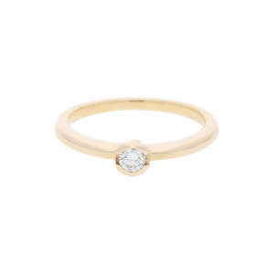 Diamant Ring Gold 585 Brillant Second Hand 25320516 getragen