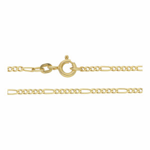 JuwelmaLux Halskette 585 Gold Figaro JL30-05-1800