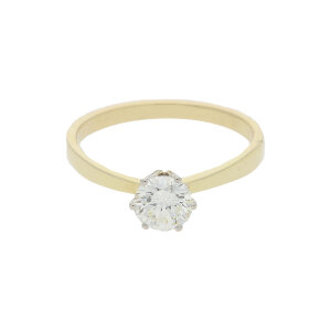 JuwelmaLux Ring 585/000 (14 Karat) Gold mit Brillant...