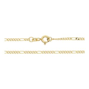 JuwelmaLux Halskette 585 Gold Figaro JL30-05-1803