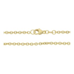 JuwelmaLux Halskette 585/000 (14 Karat) Gold Anker...