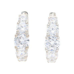 Creolen Silber 925 Zirkonia JL10-06-2624 JuwelmaLux