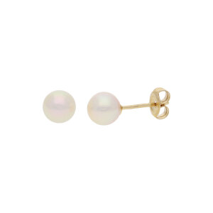 Perlenohrringe Gold 585 Akoya Zuchtperle JL10-06-2627...