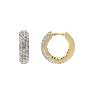 Creolen Gold 333 Zirkonia JL10-06-2632 JuwelmaLux