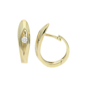 JuwelmaLux Creolen 333 Gold mit Zirkonia JL30-06-1867
