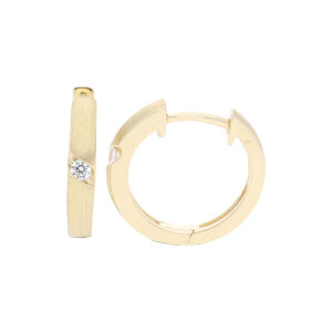 Creolen Gold 333 Zirkonia JL10-06-2678 JuwelmaLux