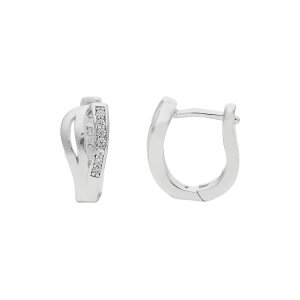 Creolen Silber 925 Zirkonia JL10-06-2680 JuwelmaLux