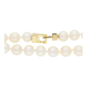 JuwelmaLux Perlenkette 585/000 (14 Karat) Gelbgold mit...