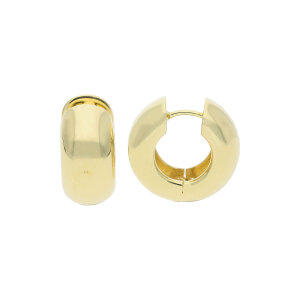 JuwelmaLux Creolen 925 Silber Gelbgold plattiert...