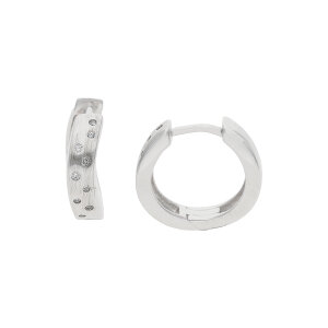 Creolen Silber 925 Zirkonia JL10-06-2688 JuwelmaLux