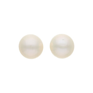 JuwelmaLux Perlen Ohrringe Damen Gold 585 Süsswasser...