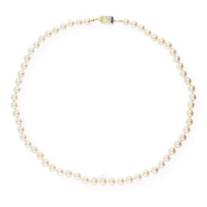 JuwelmaLux Perlenkette 585/000 (14 Karat) Gold- und...
