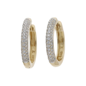 Creolen Gold 333 Zirkonia JL10-06-2700 JuwelmaLux