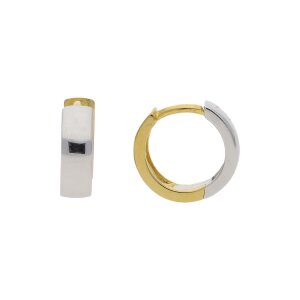 Creolen Silber 925 Gold plattiert JL10-06-2707 JuwelmaLux
