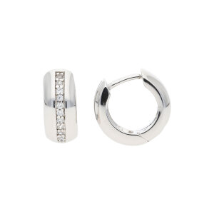 Creolen Silber 925 Zirkonia JL10-06-2708 JuwelmaLux