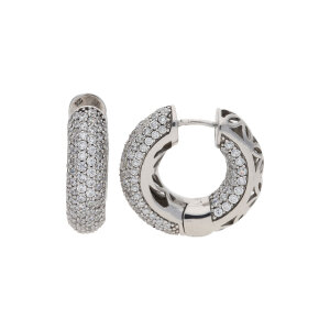 Creolen Silber 925 Zirkonia JL10-06-2718 JuwelmaLux