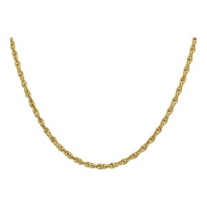 JuwelmaLux Halskette 585/000 (14 Karat) Gold Kordel...