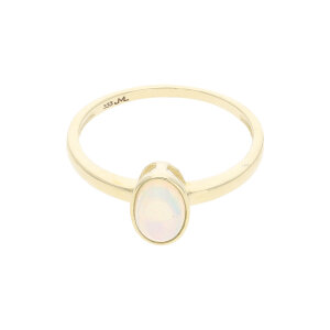 JuwelmaLux Ring 333/000 (8 Karat) Gold echter Opal...